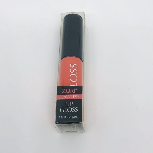 Zuri Flawless Lip Gloss Oh So Orange - Moisturizing, High Shine Beauty Makeup - Picture 2 of 8